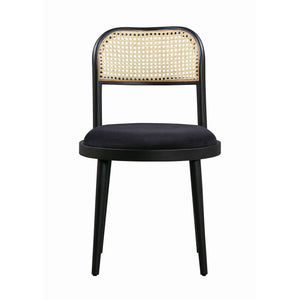 Haute Navy Velvet Chair