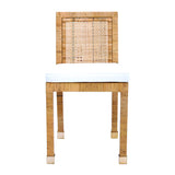 TOV Furniture Amara Rattan Dining Chair Natural 18.5"W x 20.5"D x 34.2"H