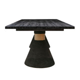 Rishi Black Rope Rectangular Table