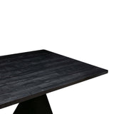 Rishi Black Rope Rectangular Table