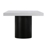 Nova White Lacquer Dining Table