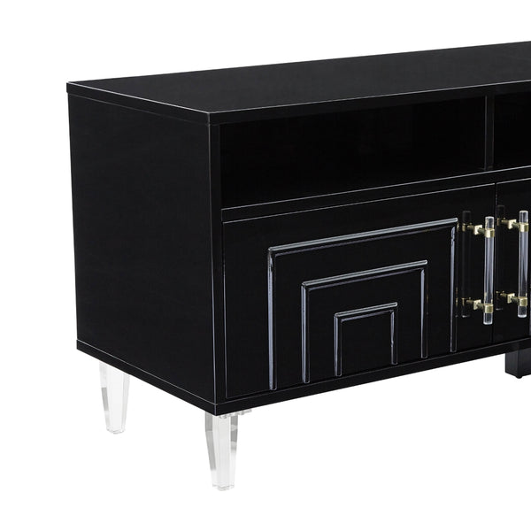 Famke Black Media Console
