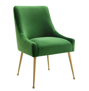 Beatrix Velvet Side Chair Green TOV-D46