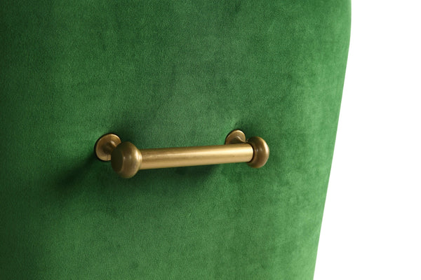 Beatrix Green Velvet Side Chair