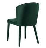 Metropolitan Forest Green Velvet Chair