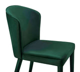 Metropolitan Forest Green Velvet Chair