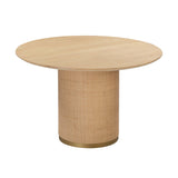 TOV Furniture Akiba 49" Round Dining Table Natural 