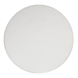 TOV Furniture Elika Faux Plaster Round Dining Table White 