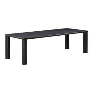 TOV Furniture Akola Oak Rectangular Dining Table Black 