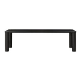 TOV Furniture Akola Oak Rectangular Dining Table Black 