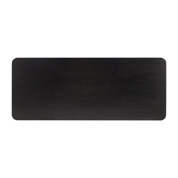 TOV Furniture Akola Oak Rectangular Dining Table Black 