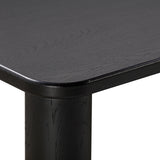 TOV Furniture Akola Oak Rectangular Dining Table Black 