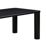 TOV Furniture Akola Oak Rectangular Dining Table Black 