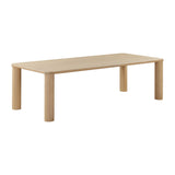 TOV Furniture Akola Oak Rectangular Dining Table Natural 