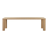 TOV Furniture Akola Oak Rectangular Dining Table Natural 