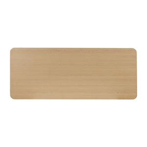 TOV Furniture Akola Oak Rectangular Dining Table Natural 