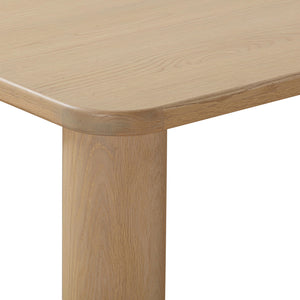TOV Furniture Akola Oak Rectangular Dining Table Natural 