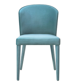 Metropolitan Sea Blue Velvet Chair