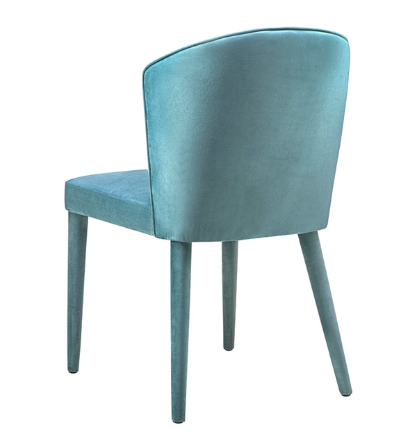 Metropolitan Sea Blue Velvet Chair