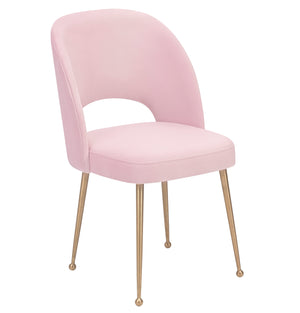 Swell Blush Velvet Chair