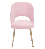 Swell Blush Velvet Chair