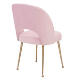 Swell Blush Velvet Chair