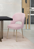 Swell Blush Velvet Chair