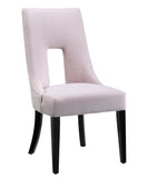 Swell Blush Velvet Chair