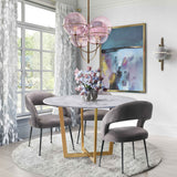 Swell Blush Velvet Chair