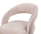 Swell Blush Velvet Chair