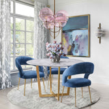 Swell Blush Velvet Chair