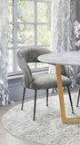 Rocco Slub Grey Dining Chair