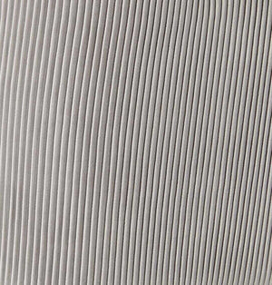 Beatrix Pleated Light Grey Velvet Side Chair - Silver Legs