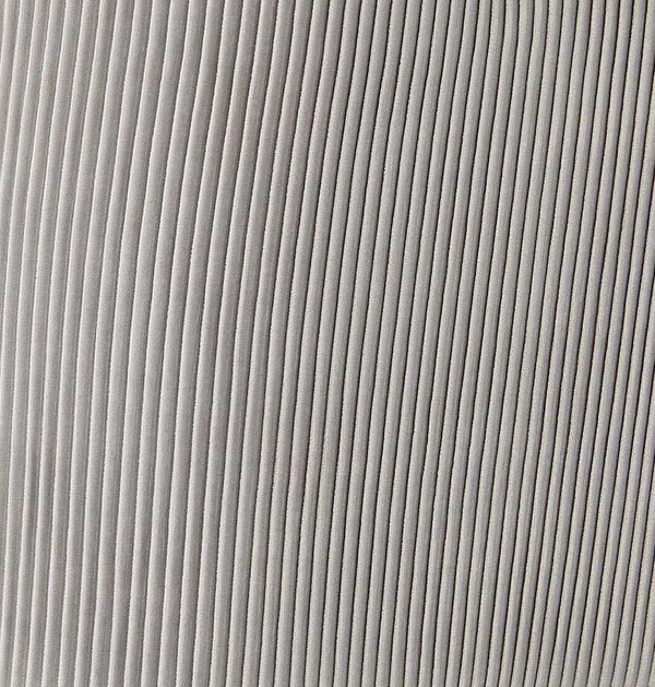 Beatrix Pleated Light Grey Velvet Side Chair - Silver Legs