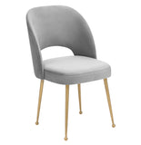 Swell Light Velvet Chair