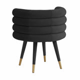 Betty Velvet Dining Chair Black TOV-D68121