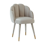 Swell Light Grey Velvet Chair