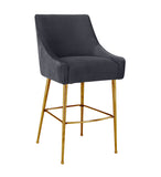 Swell Light Grey Velvet Chair