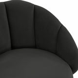 Swell Light Grey Velvet Chair