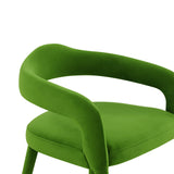 Lucia Green Velvet Dining Chair