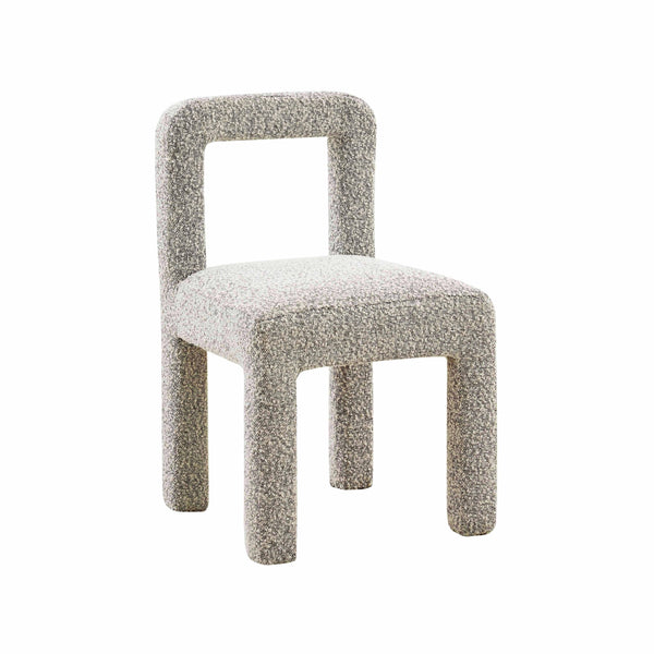 Hazel Grey Boucle Dining chair