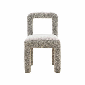 Hazel Grey Boucle Dining chair