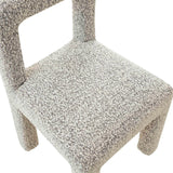 Hazel Grey Boucle Dining chair