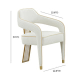 Corralis Cream Linen Dining Chair