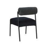 TOV Furniture Jolene Velvet Dining Chair - Set of 2 Black 20.8"W x 24.3"D x 31.5"H