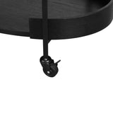 TOV Furniture Cyril Bar Cart Black 34.3"W x 17.3"D x 31.8"H