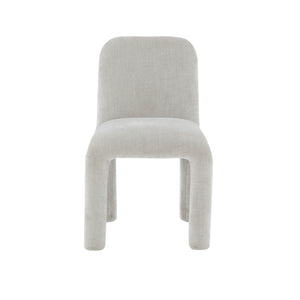 TOV Furniture Georgia Chenille Dining Chair Light Grey 19.7"W x 21"D x 31.5"H