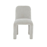 TOV Furniture Georgia Chenille Dining Chair Light Grey 19.7"W x 21"D x 31.5"H