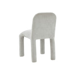 TOV Furniture Georgia Chenille Dining Chair Light Grey 19.7"W x 21"D x 31.5"H