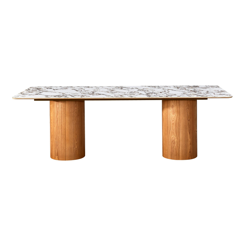 TOV Furniture Tamara Ceramic Rectangular Dining Table  